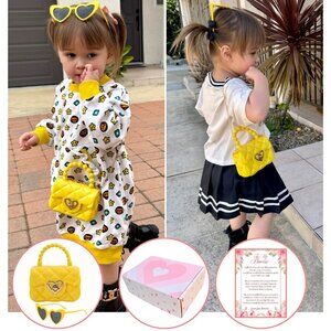 Toddler Purse & Sunglasses with Gift Box | Little Girl Purse For 1 2 3 Year Old